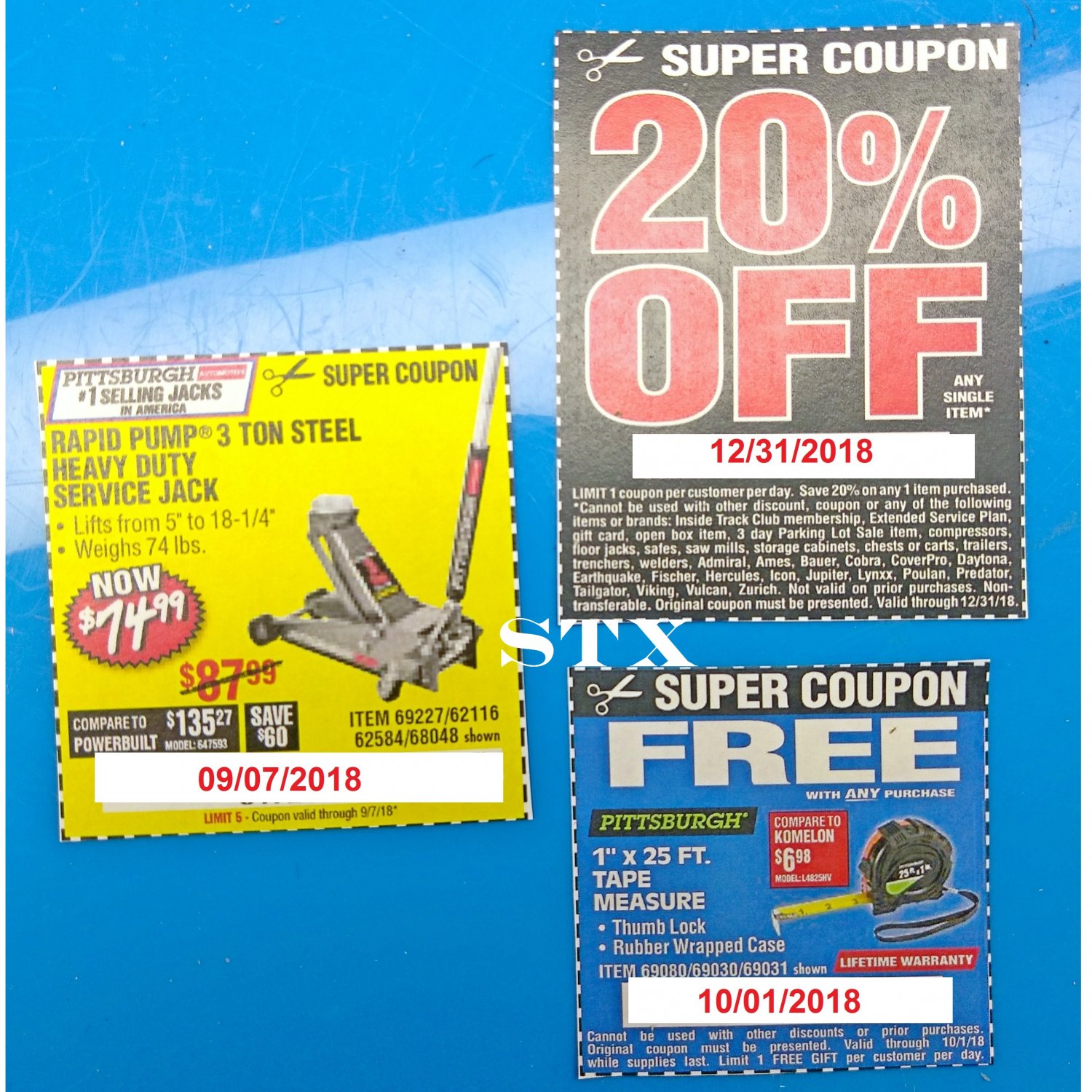 74 99 3 Ton Jack Coupon Harbor Freight 20 Off 25ft