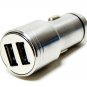 Metal Head Dual USB Car Charger + Mobile Phone Car Holder + MFI Lightning Cable Bundle