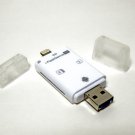 64GB microSD Card included with micro SD/TF Card Reader for iPad, iPhone