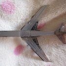 Used Mini model of Airline 747 made from silver color materials