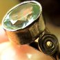 Russian Alexandrite Ring 7 SILVER big gem color change sterling ENGAGEMENT ANNIV