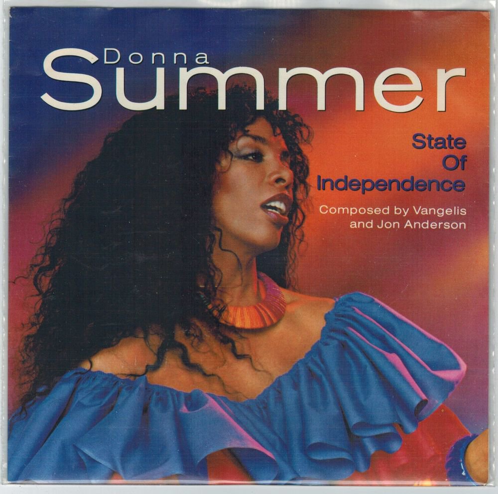 Donna Summer - State Of Independence 45 RPM Record + PICTURE SLEEVE