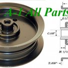 IDLER PULLEY 3-1/8" x 3/8" ,Exmark John Deere Ransome Bobcat Snapper Kees Toro