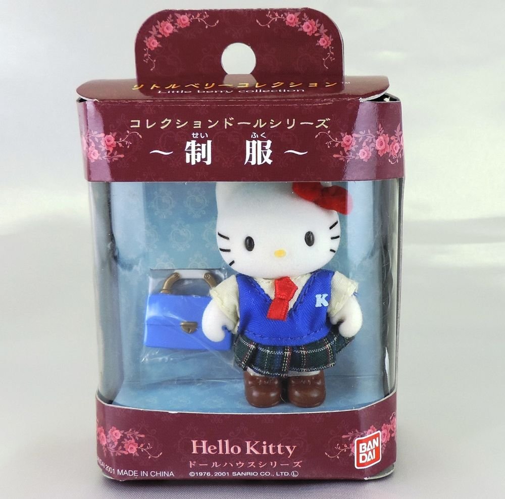 Sanrio Hello Kitty Little Berry Collection Doll Girl's Uniform Bandai 2002 Japan