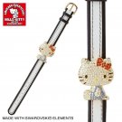 Sanrio Hello Kitty 40th Anniversary Swarovski Ladies Watch Leather With Bag