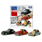 3 Cars Tomica Disney Motors Dream Star Mickey Mouse Special Set Takara Tomy