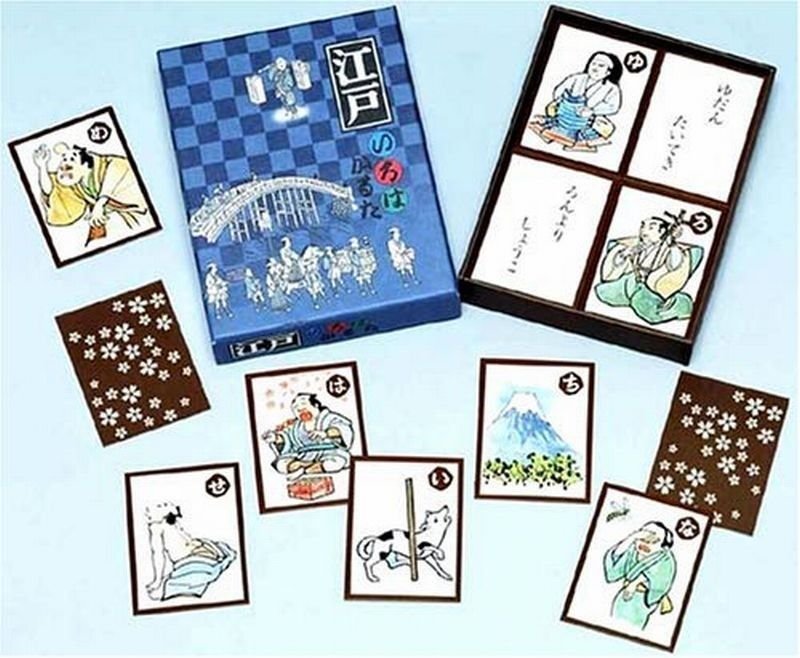 Japanese ABC Card Game Edo Iroha Karuta with English Description Made in Japan