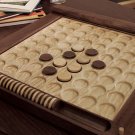 Reversi Board Game DX 100% Natural Wood Walnut Othello Made in Japan Craft