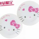 Rare HELLO KITTY Plates Set of 2 SANRIO Japan Special Limited Edition New In Box