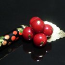 Japanese Hair Pin KANZASHI High-quality Red Coral Wood Stick Kimono Geisha Japan