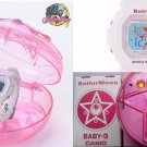SAILOR MOON x CASIO BABY-G ISETAN Limited Model White Wristwatch From Japan