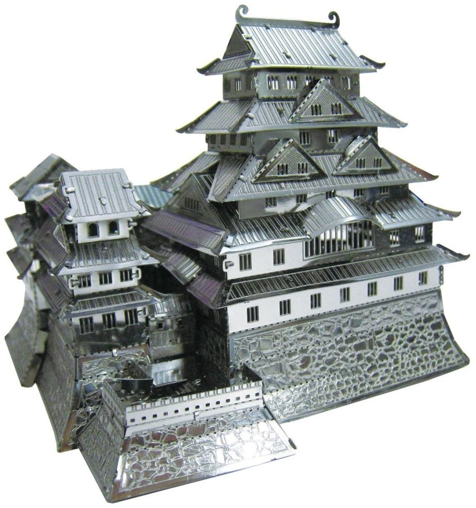 Metallic Nano 3D Puzzle Himeji Castle TMN-21 World Heritage Model Kit From Japan