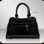 Handbag - Genuine Leather Women Bag Crocodile Grain Leather Bag
