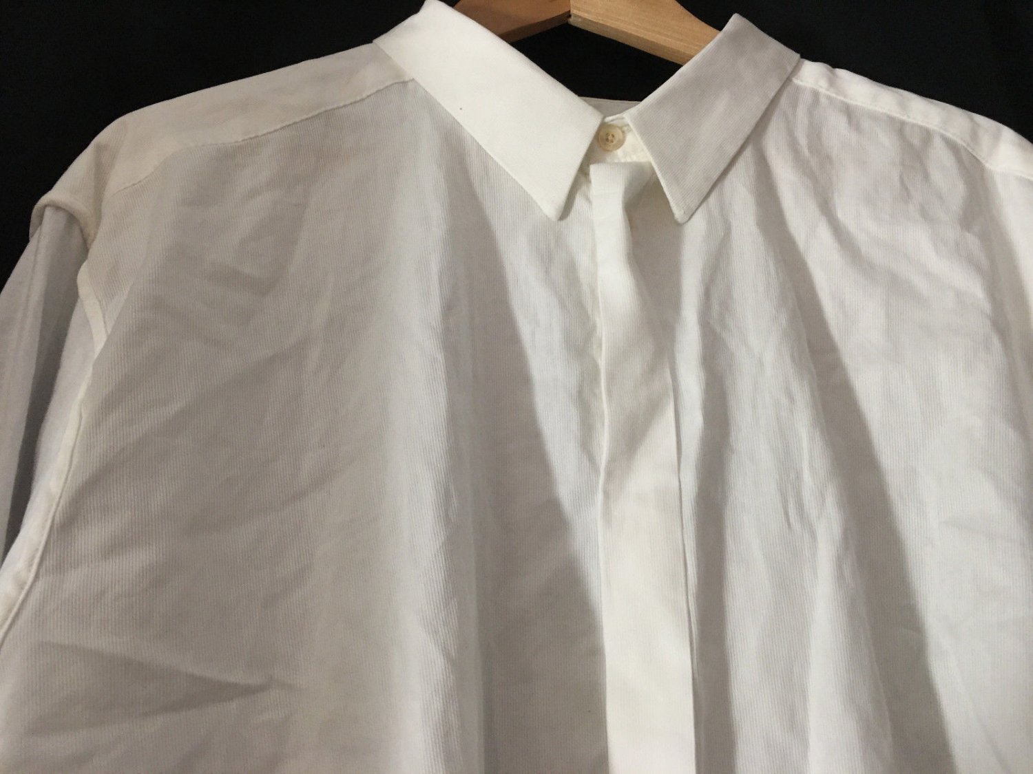 new Phillip Lim 3.1 target Mens Mixed Media Button Down White XL long ...