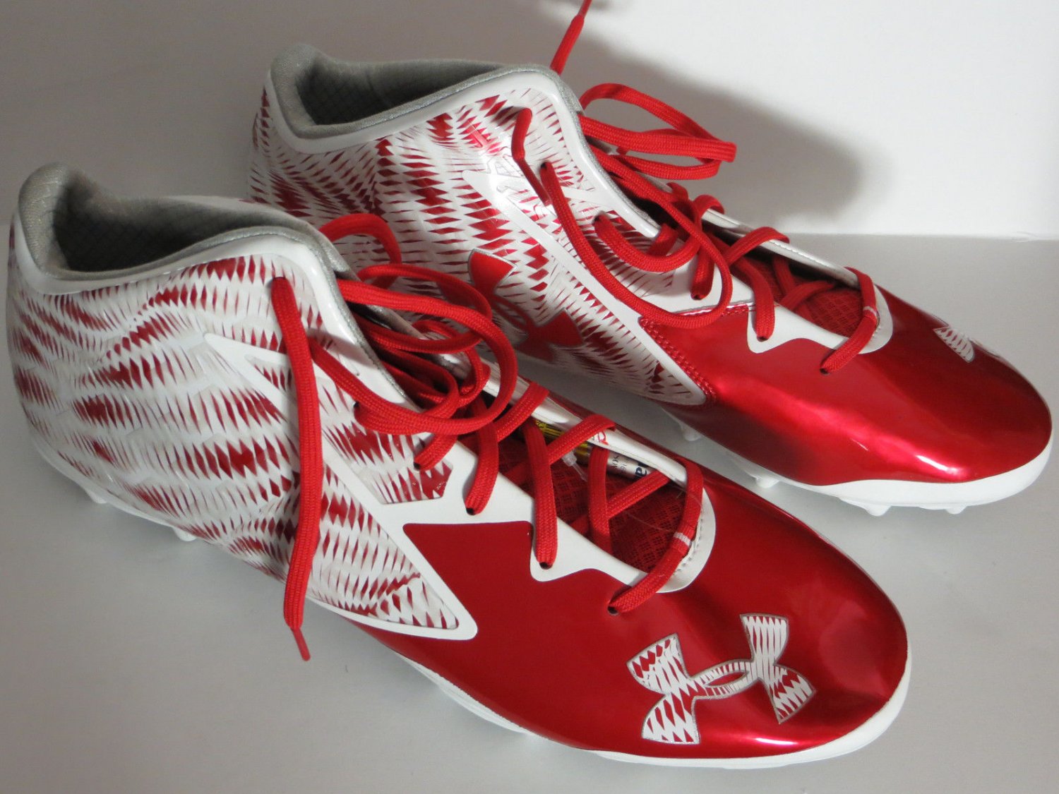 red under armour cleats