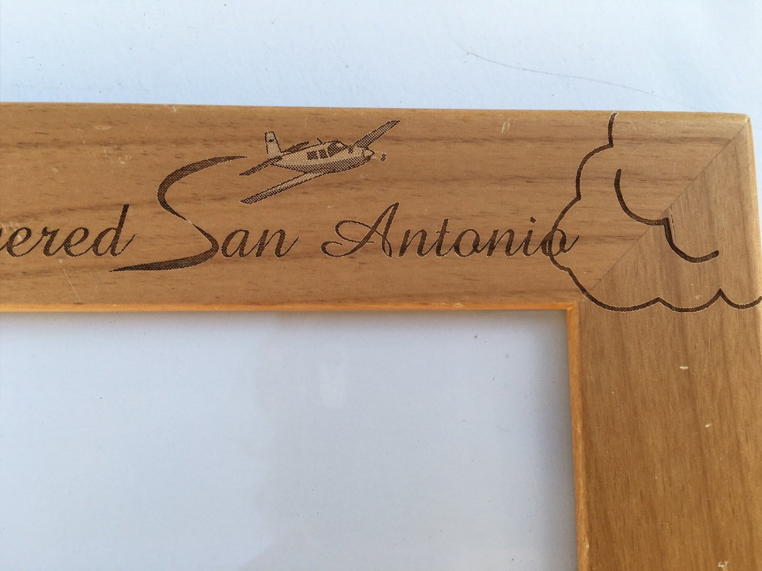 I discovered San Antonio Photo frame memento Piper Cherokee bulverde