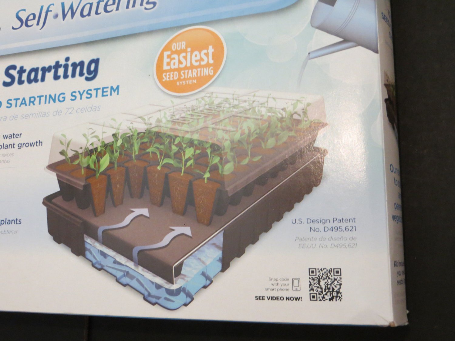 2 Burpee Seed Starting Greenhouse Kit 72 cell kit with soil self watering