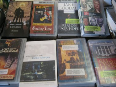13 Biography VHS Tapes