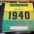 Song Hits of 1940 Charles Baum DECCA Records No A 1940