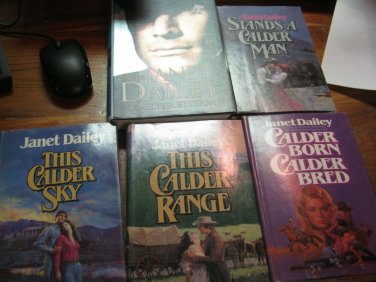 5 Janet Dailey Calder Series Hardbacks