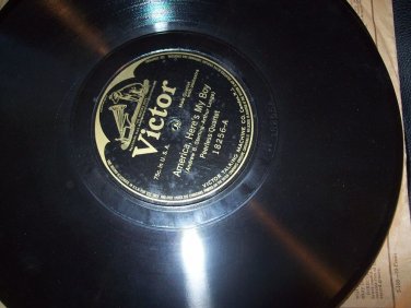America Her'es my boy - Let's allbe Americans Now  Victor 18256