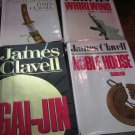 4 James Clavell Historical Hardbacks