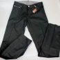STEFANO RICCI PANTS $1150 BLACK LOGO SILVER ORNAMENTED FITLEG CHINO 34/36 50 NEW