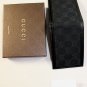 GUCCI WALLET $220 BLACK LOGO GUCCISSIMA FABRIC LEATHER TRIM MINI BI-FOLD NEW