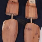 PRADA SIGNATURE LOGO NICKLE PLATED CEDAR SHOE TREES $95 SM 5-7 38-40e NEW