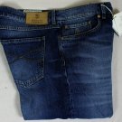 BRUNELLO CUCINELLI JEANS $610 MEDIUM WASH WHISKERED LOGO DENIM 38/36 54e NEW