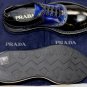 PRADA SHOES $850 BLACK/BLUE TOE ORNAMENT LOGO LEVITATE SOLE OXFORD 6.5 39 NEW