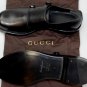 GUCCI SHOES $990 BLACK BRUSHED CALF GOODYEAR WELT STACK SOLE MONKSTRAP 13 46 NEW