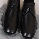 PRADA SPORT SHOES $545 BLACK ICONIC LOGO SOLE LACE UP OLD NATURAL 9.5 42.5e NEW