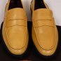 TOD'S SHOES $545 BEIGE LOGO VAMP CALFSKIN PEBBLE SOLE WINTER LOAFER 11 44e NEW