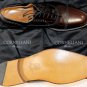 CORNELIANI SHOES $695 DARK BROWN CAPTOE OXFORD HANDMADE DRESS SHOES 10 43e NEW