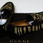 GUCCI SHOES $965 BROWN/BLACK PONY HAIR HORSEBIT ORNAMENTED LOAFER 8.5 41.5 NEW