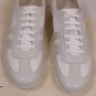 SALVATORE FERRAGAMO SHOES $465 WHITE/BLACK LOGO DRAGON TRAINERS 11.5 44.5e NEW