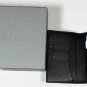ALEXANDER McQUEEN WALLET $345 BLACK PATENT LASER ETCH SKULL GARDEN CC WALLET NEW