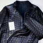 VALENTINO COAT $3825 BLACK QUILTED LAMBSKIN DUALZIP POLY LINED JACKET 38 48 NEW