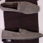 CESARE PACIOTTI SHOES $650 GRAY FLORAL PATTERN CALFSKIN LOGO LOAFER 12 45 NEW