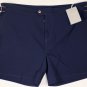 TOM FORD SWIMSUIT $765 NAVY LOGO BUTTONED COUTURE BEACHWEAR TRUNKS LARGE 52 NEW