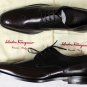 SALVATORE FERRAGAMO SHOES $695 BROWN WINGTIP TOE ORNAMENTED DERBY 8.5D 41.5 NEW