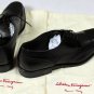 SALVATORE FERRAGAMO SHOES $695 BROWN WINGTIP TOE ORNAMENTED DERBY 8.5D 41.5 NEW