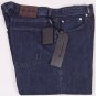 KITON JEANS $995 DARK WASH SCRATCH FADE LOGO EMBROIDER RELAX FIT DENIM 40 56 NEW