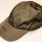 PRADA HAT $295 COPPER BROWN PRADA LOGO EMBROIDERED VISOR TECHNO BALL CAP SM NEW