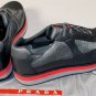 PRADA SPORT SHOES $620 GRAY/MESH/RED LOGO STRIPE NEVADA BIKE TRAINER 10 43e NEW