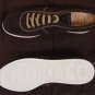 CHURCH'S SHOES $445 DK BROWN SUEDE LOGO LACE UP LOW PROFILE TRAINERS 12 45e NEW