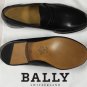 BALLY SHOES $565 BLACK BISON SKIN TERMEZ PENNY LOAFERS 8EEE 41e NEW