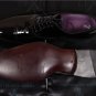 SUTOR MANTELLASSI SHOES $945 BLACK PATENT LEATHER HANDMADE OXFORDS 9D 42 NEW