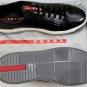 PRADA SPORT SHOES $710 BLACK LOGO EMBOSS VITRUM LEVITATE SOLE TRAINER 11 44 NEW